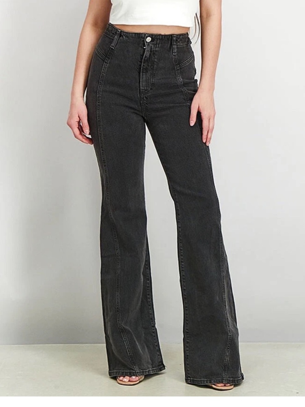 We The Free People Florence High Rise Flare Jeans